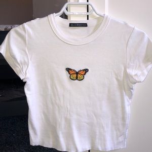 Brandy Melville butterfly tee
